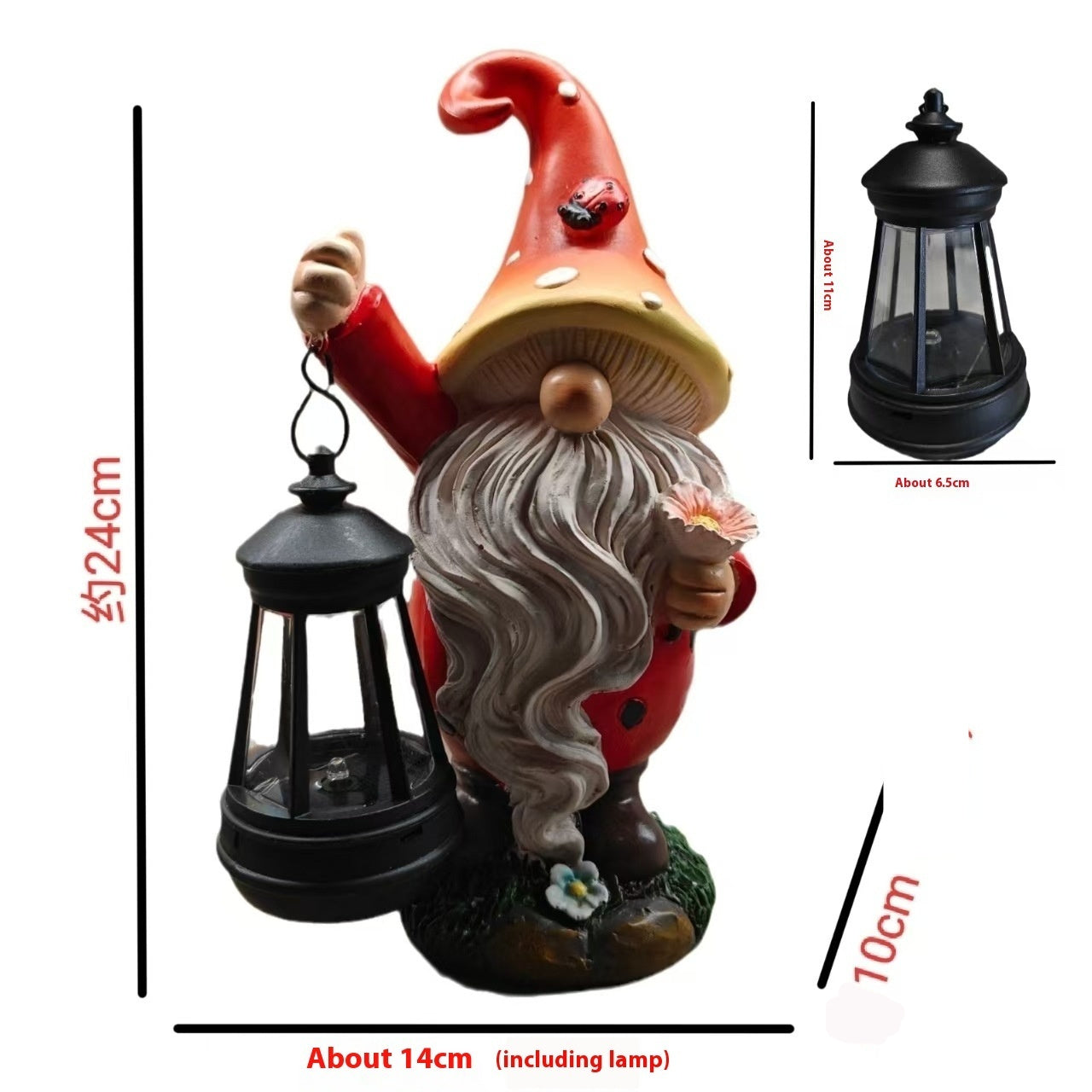 Christmas Snowman Resin Decorative Landscape Lamp