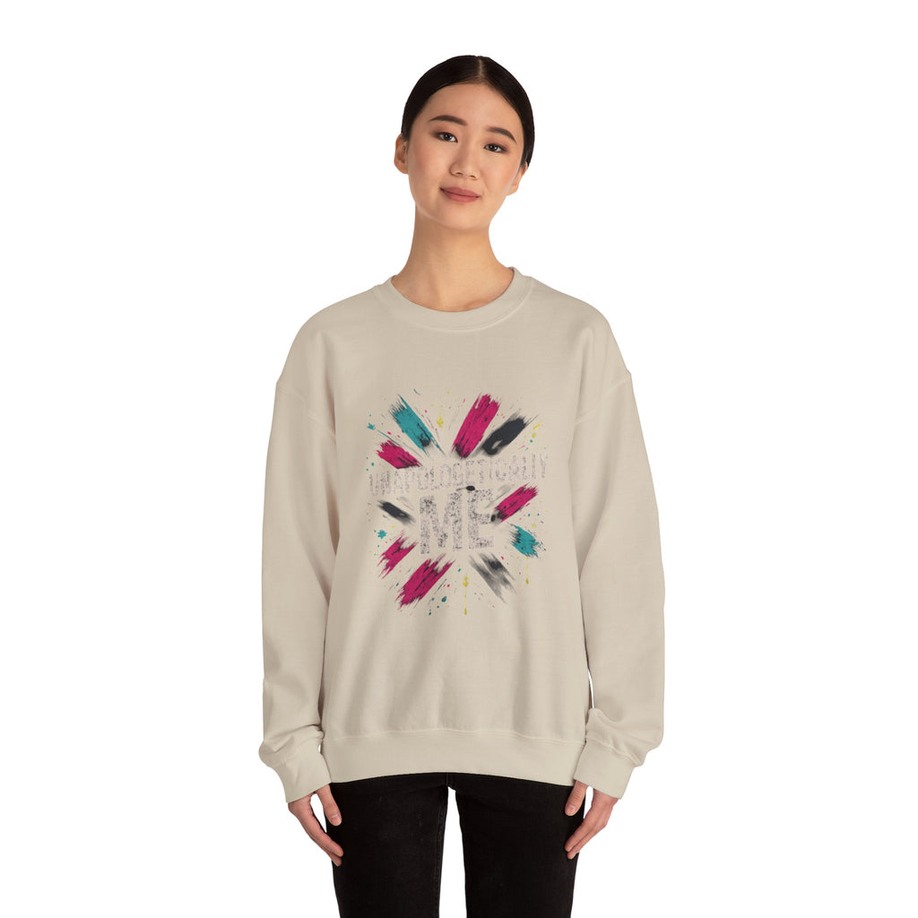 Crewneck Sweatshirt — "Unapologetically Me" Graphic