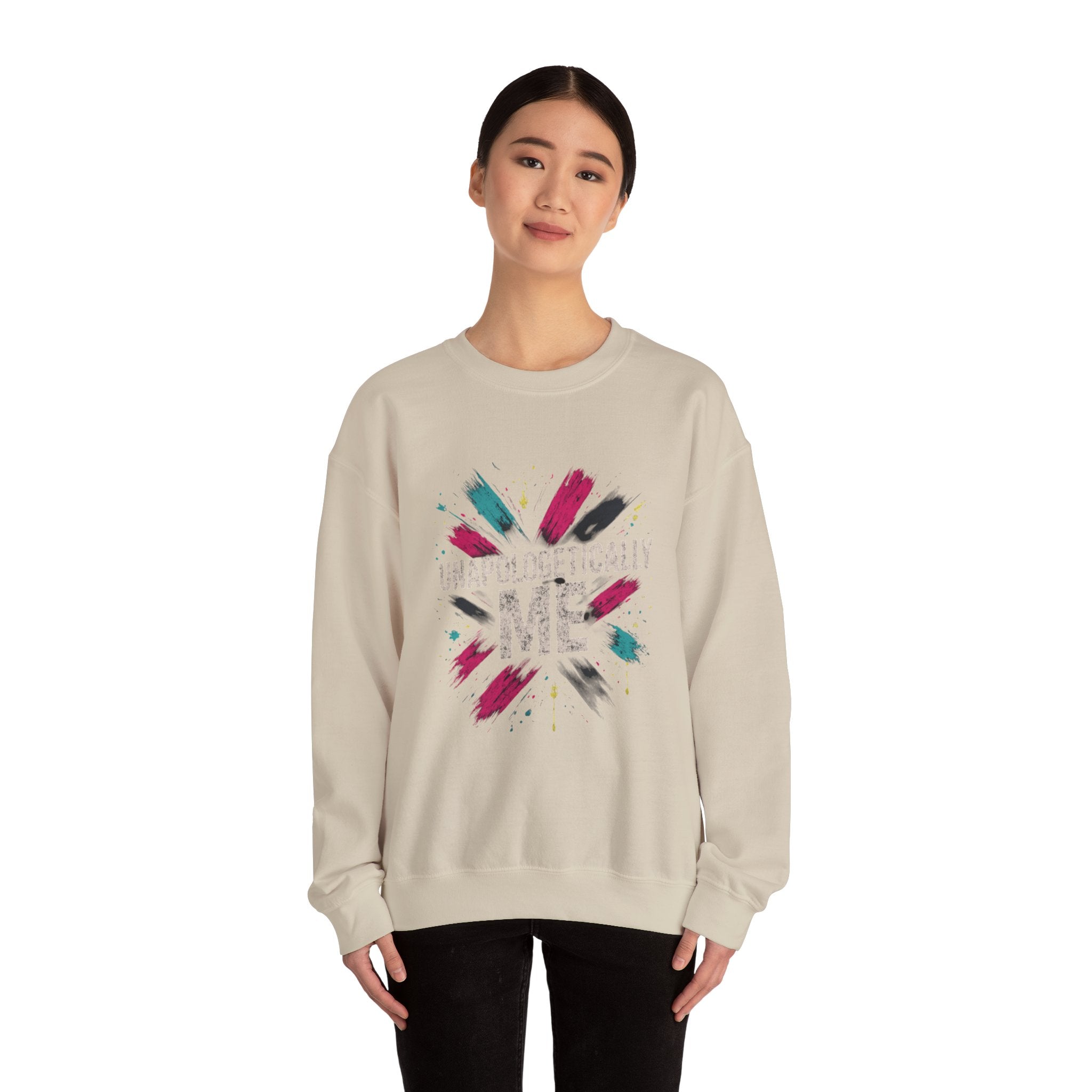 Crewneck Sweatshirt — "Unapologetically Me" Graphic