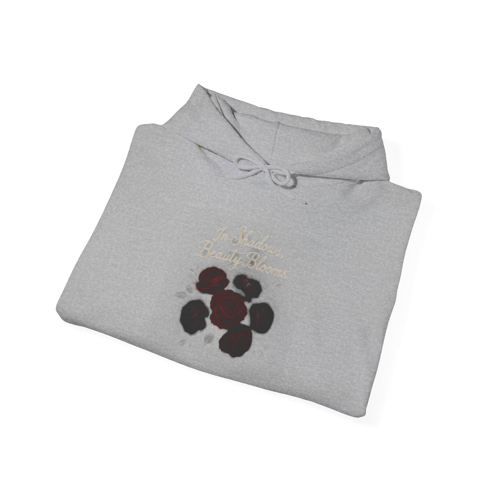 Cozy Floral Paw Print Hoodie — "Love Paws" Pet Lover Sweatshirt