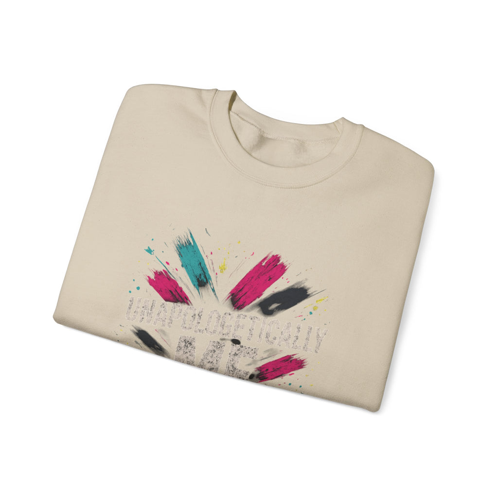 Crewneck Sweatshirt — "Unapologetically Me" Graphic