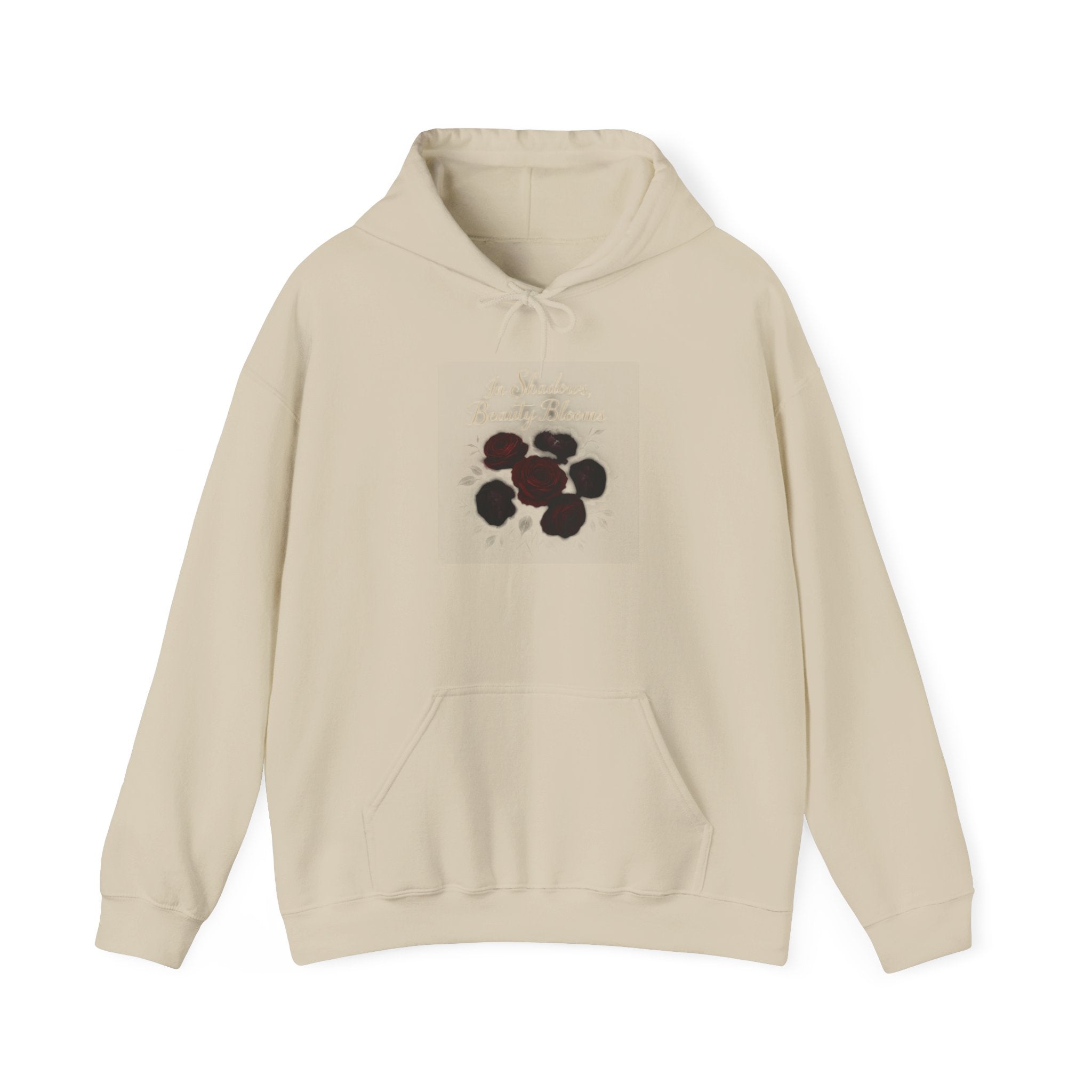 Cozy Floral Paw Print Hoodie — "Love Paws" Pet Lover Sweatshirt