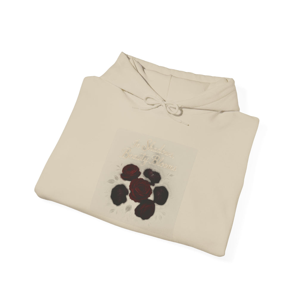 Cozy Floral Paw Print Hoodie — "Love Paws" Pet Lover Sweatshirt