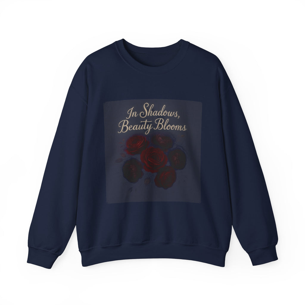 Floral Memory Crewneck Sweatshirt — Vintage Rose Petal Design