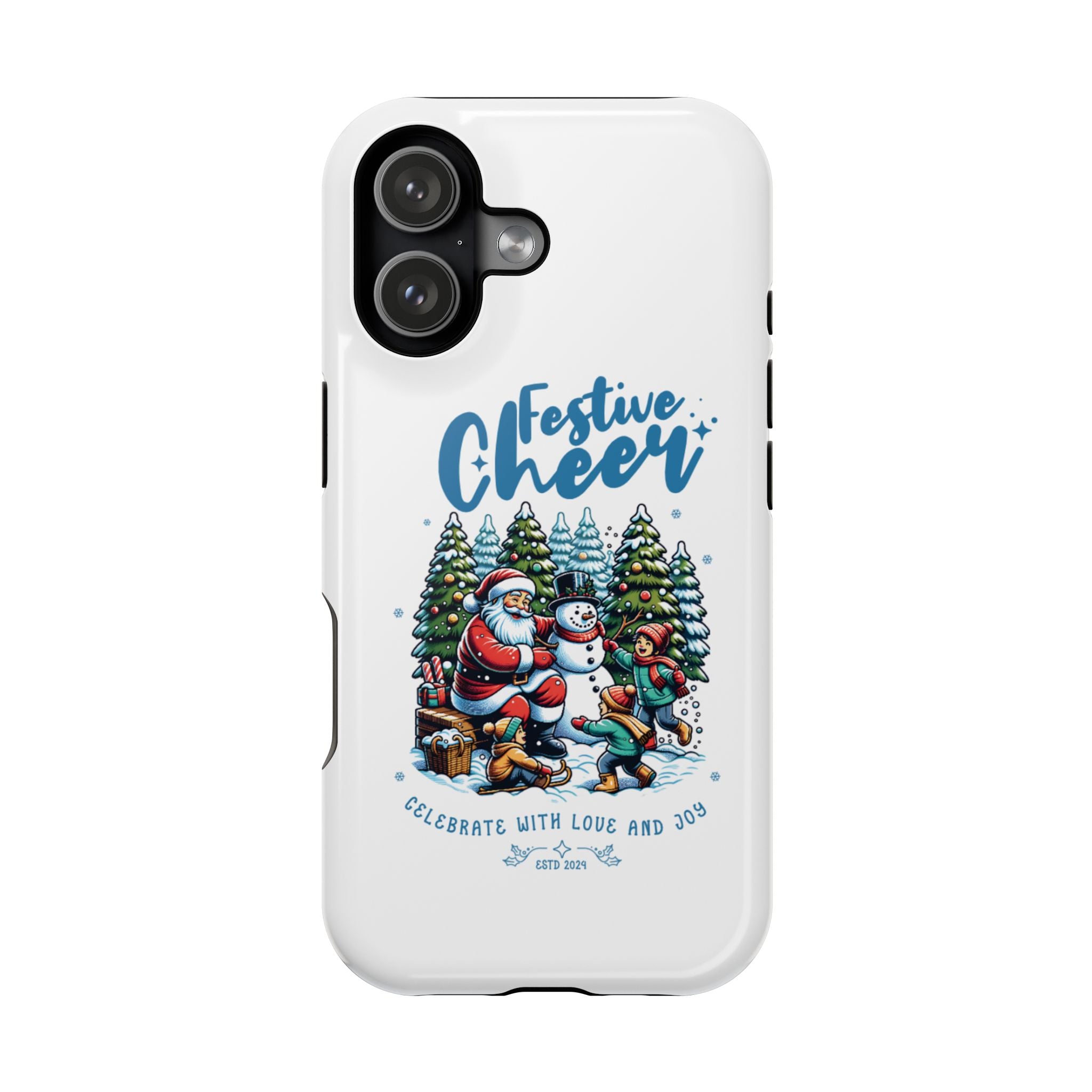 Festive Cheer Christmas Phone Case — Magnetic Impact-Resistant Holiday Cover