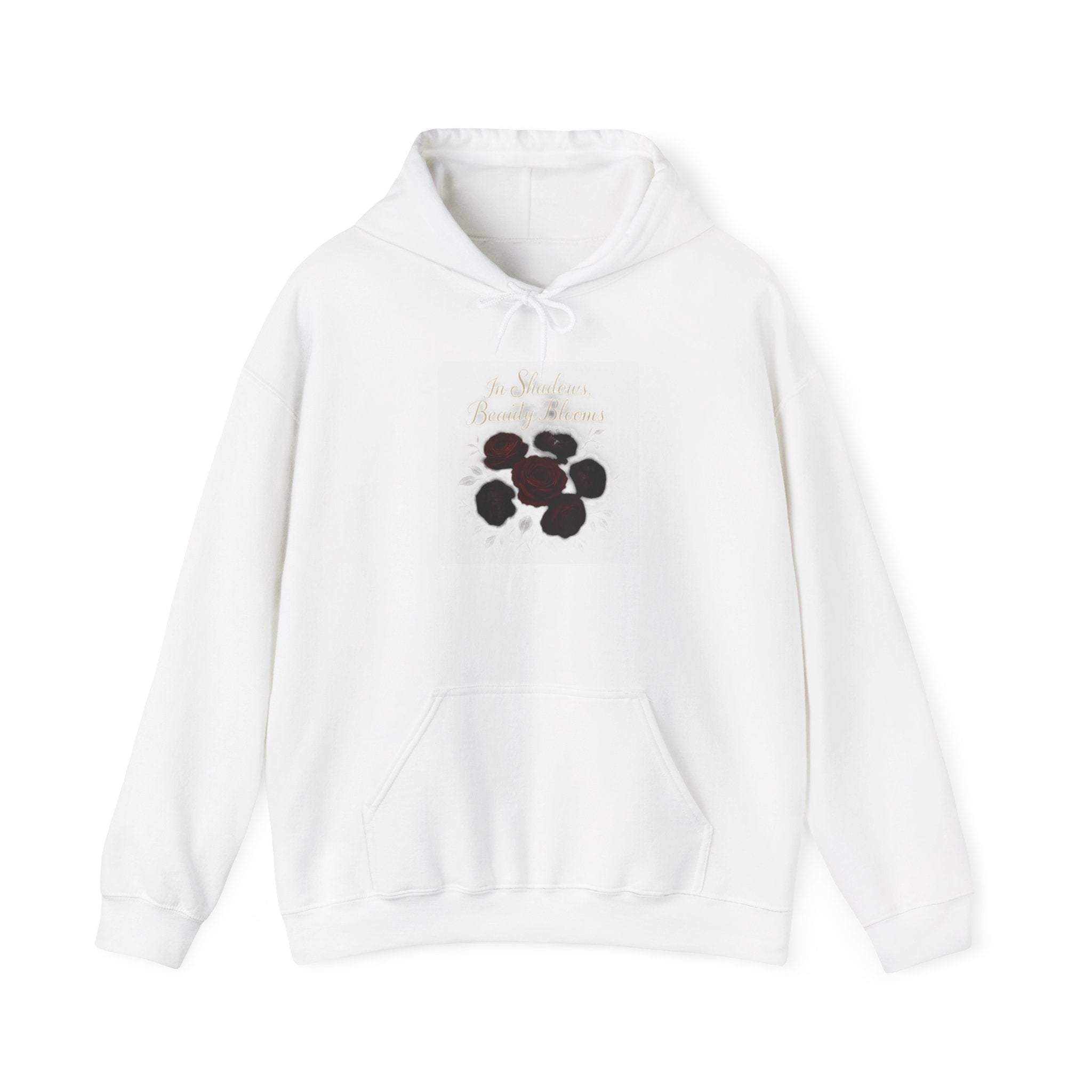 Cozy Floral Paw Print Hoodie — "Love Paws" Pet Lover Sweatshirt