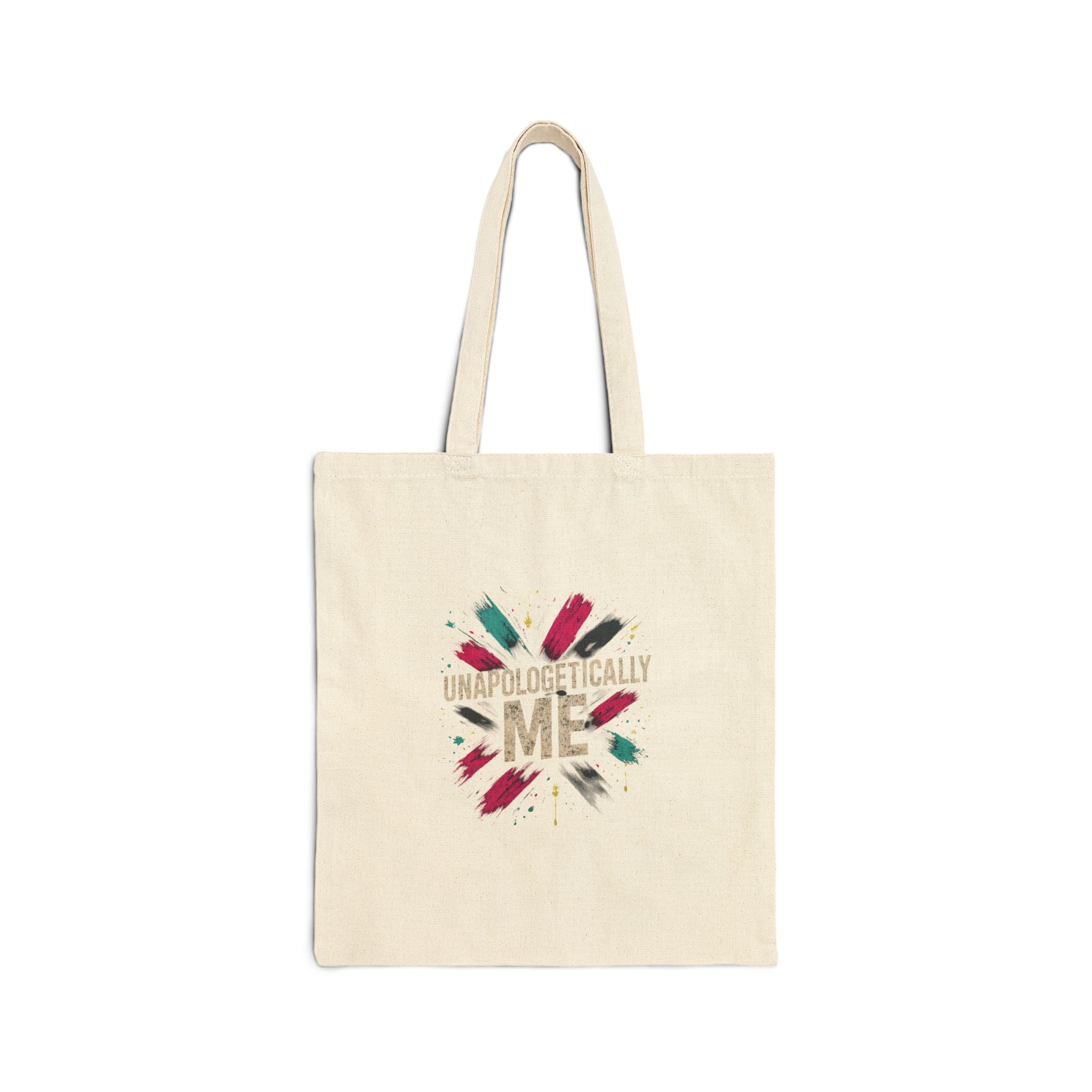 Tote Bag — “Unapologetically Me” Canvas Tote | Inspirational Reusable Market Bag