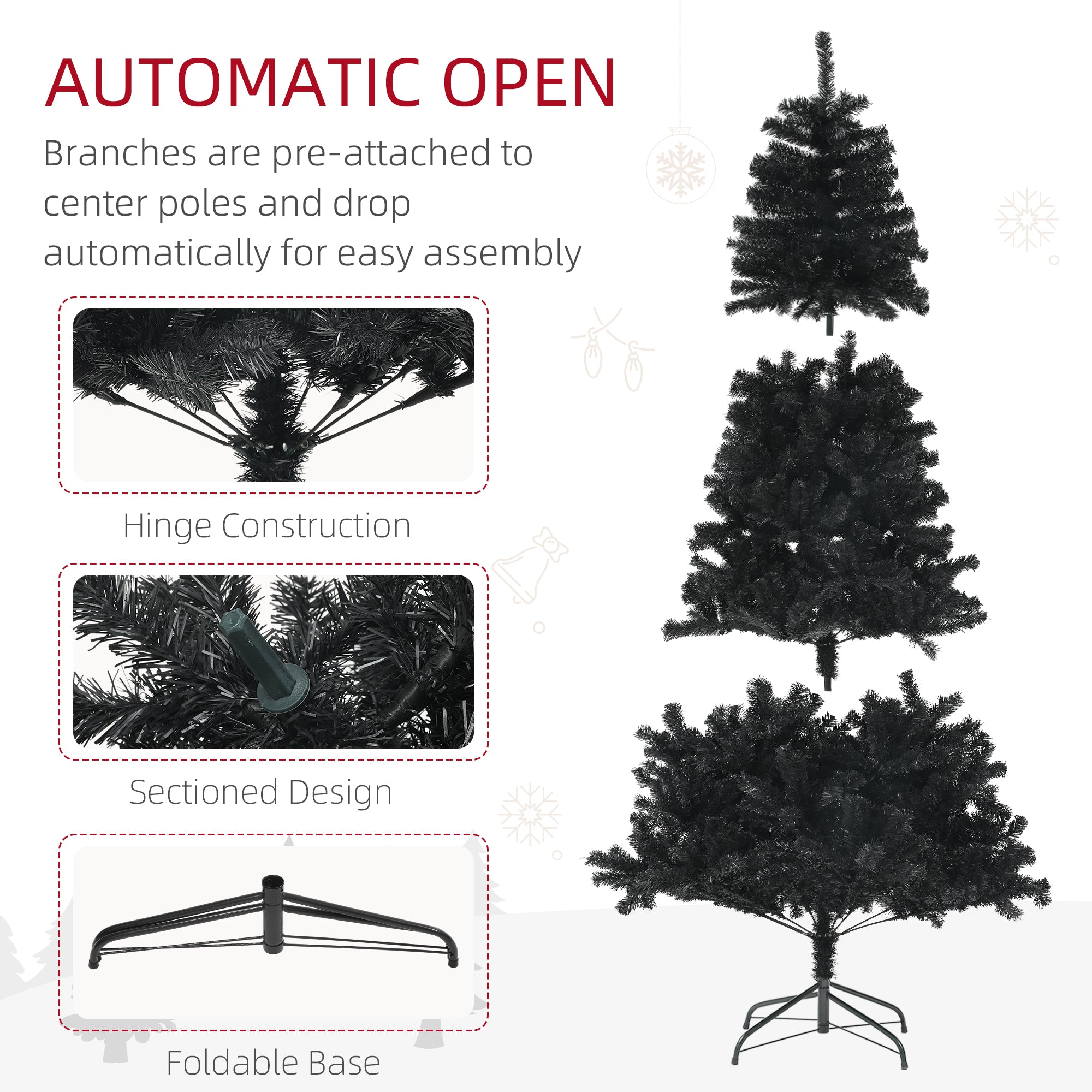 Unlit Artificial Christmas Tree