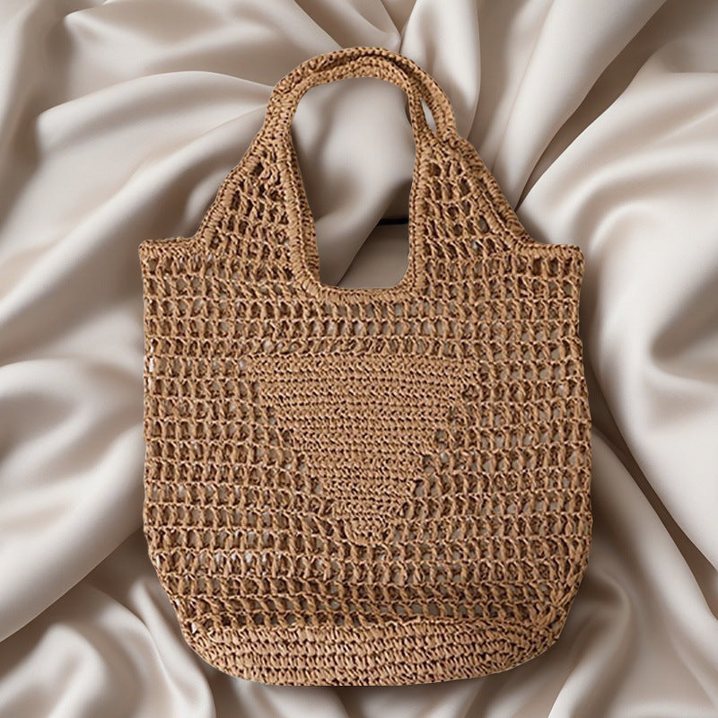 Retro Popular Large Capacity Hollow Handbag