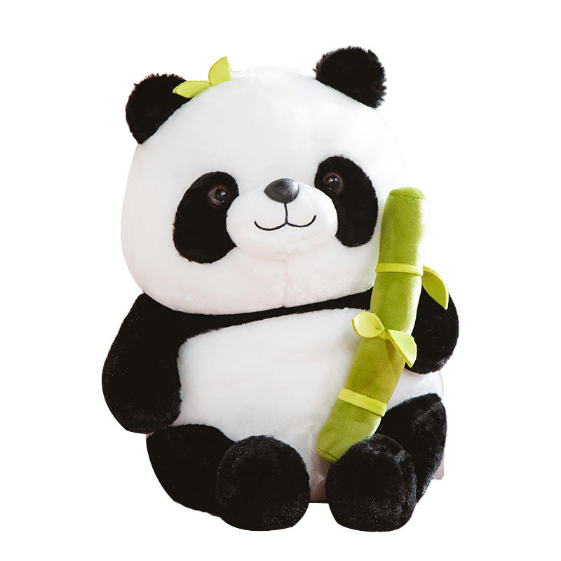 Simulated Bamboo Tube Flower Panda Pillow - Home Decor