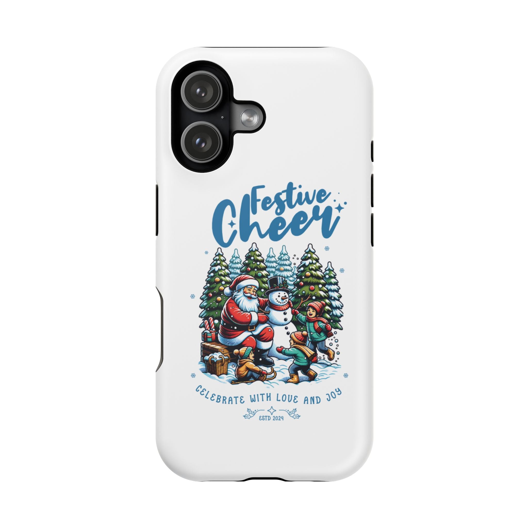 Festive Cheer Christmas Phone Case — Magnetic Impact-Resistant Holiday Cover