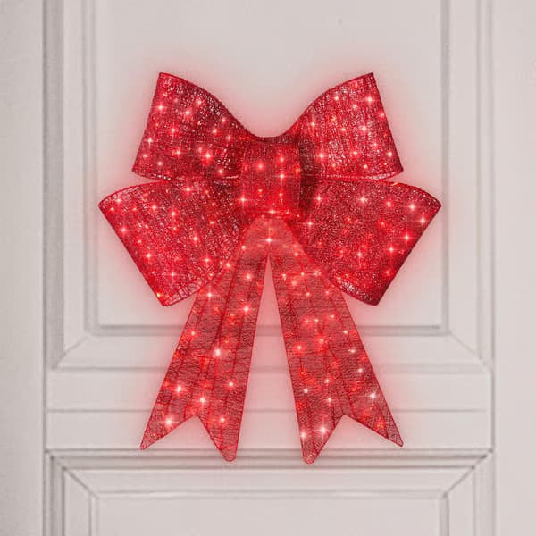 Light Up Christmas Decorative Bowknot