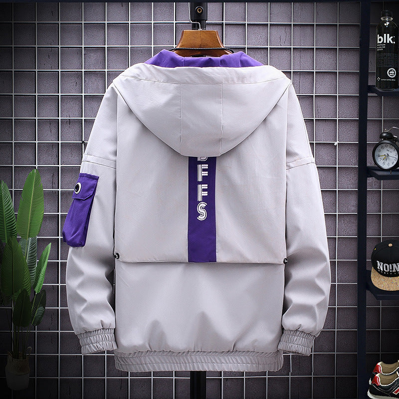 Men's Jackets Thickened Casual Trendy Hooded Tops