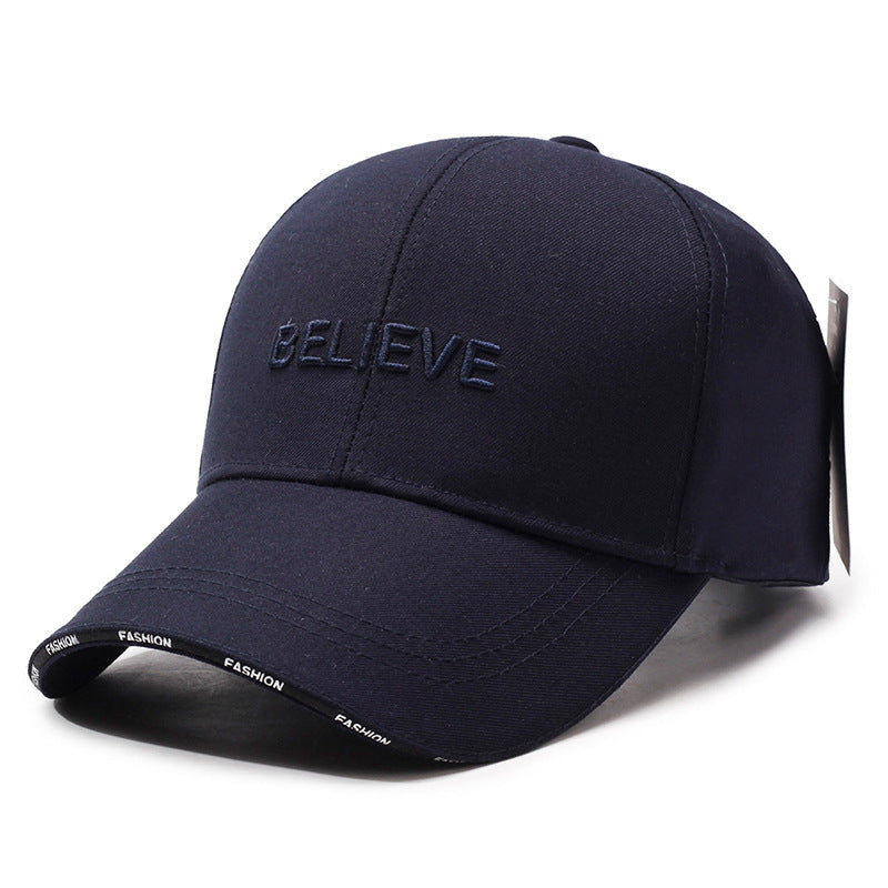 Letter Embroidered Baseball Cap All-match