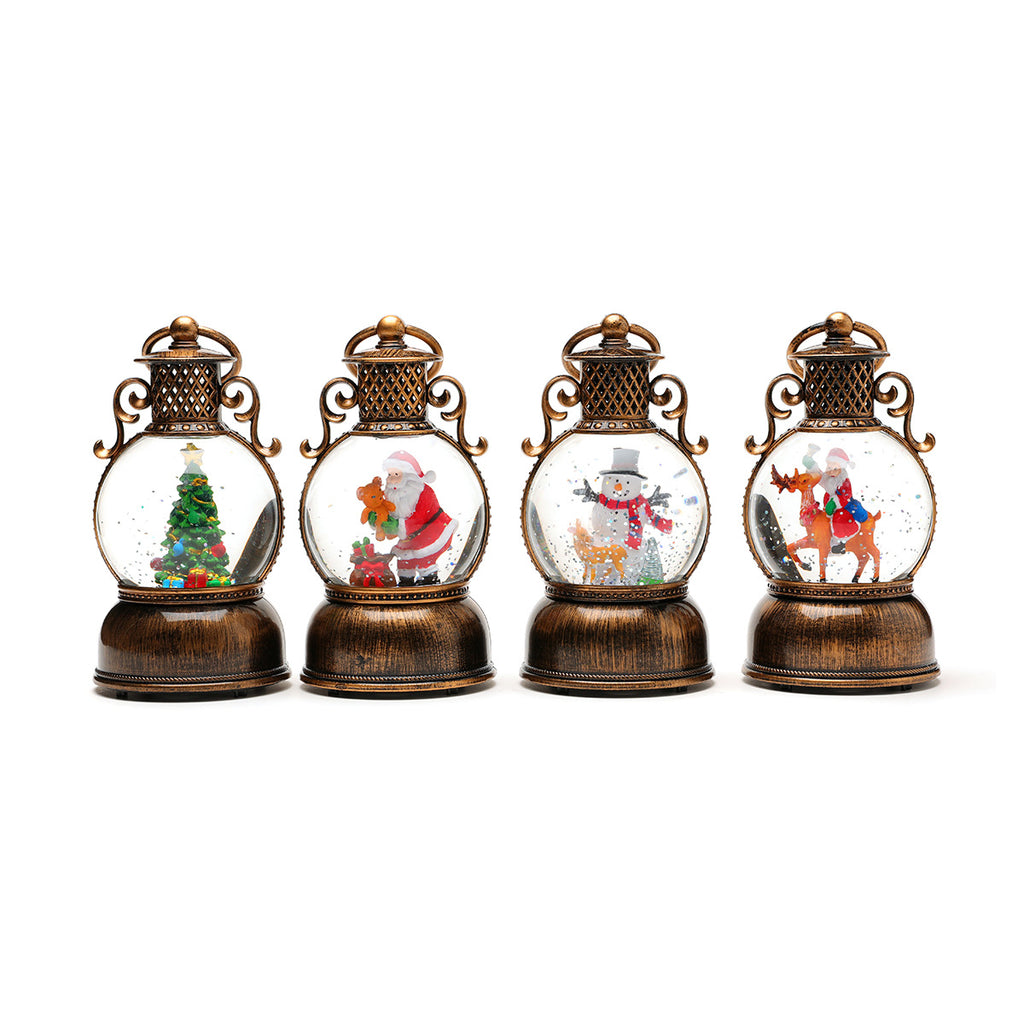 USB Music Snowflake Christmas Light Resin Ornament Christmas