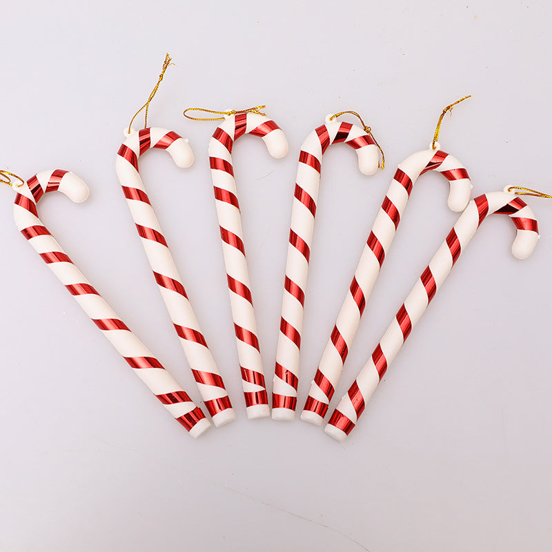 Christmas Tree Crutches Prop Decorations 6