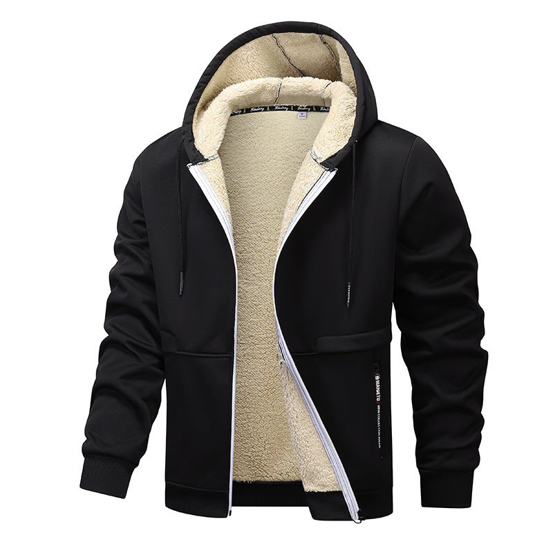 Men's Fashion Lambswool Thickened Jacket