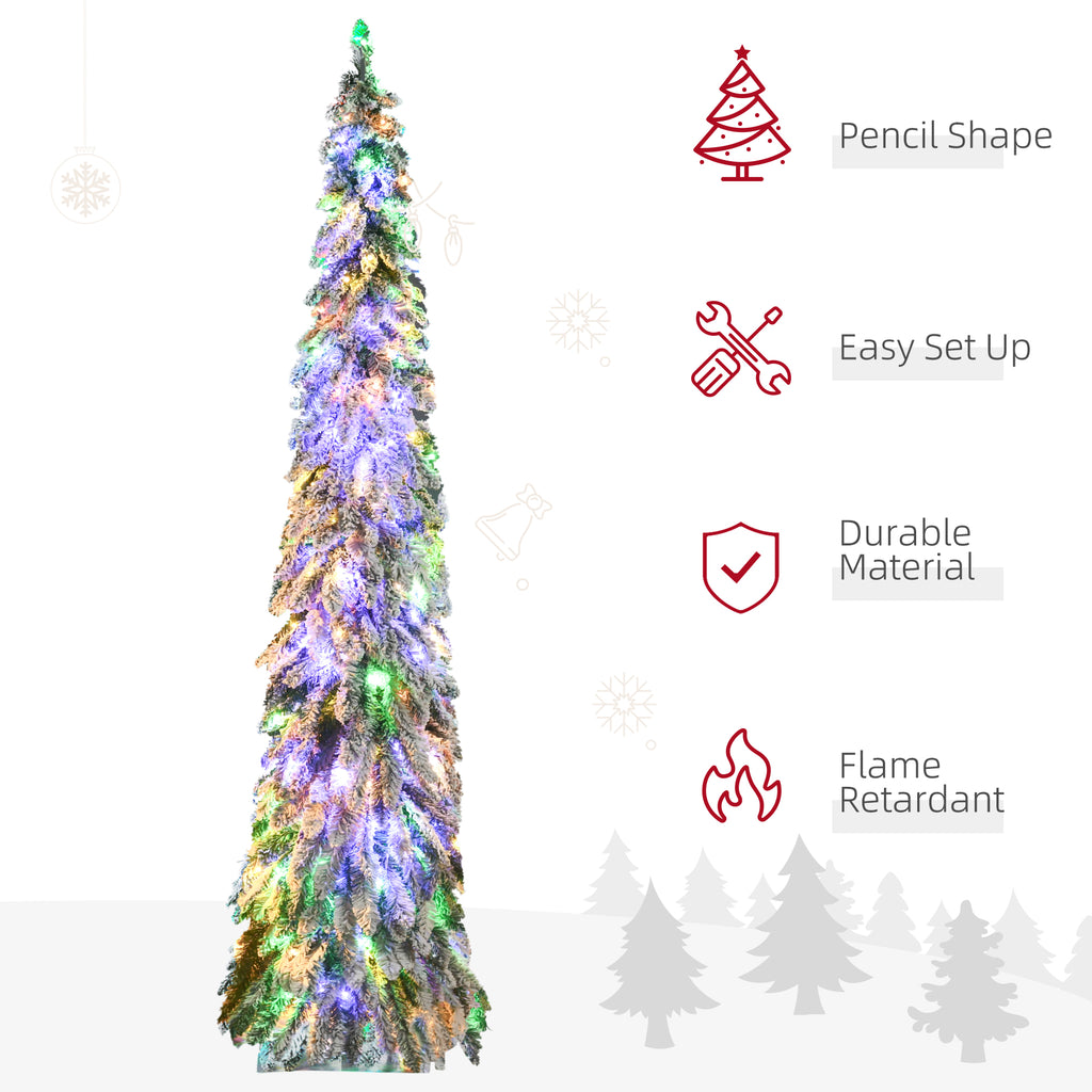 7' Artificial Slim Christmas Trees