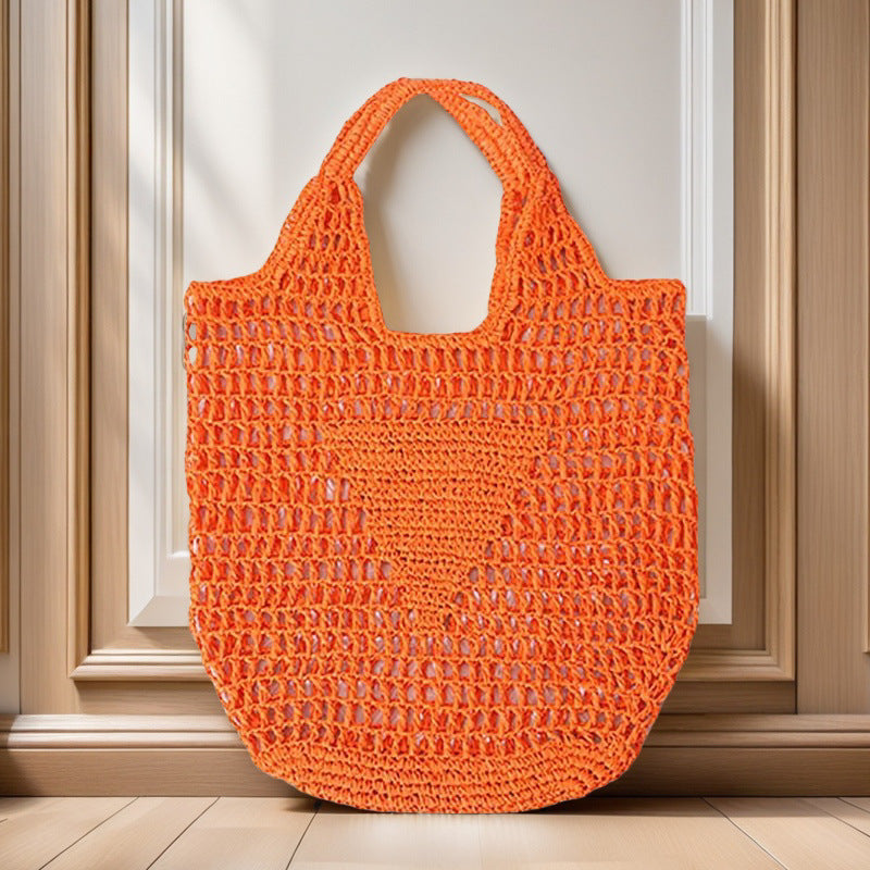 Retro Popular Large Capacity Hollow Handbag